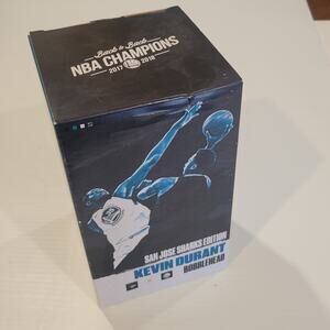 Kevin Durant Bobblehead Golden State Warriors 2018 San Jose Sharks SGA New
